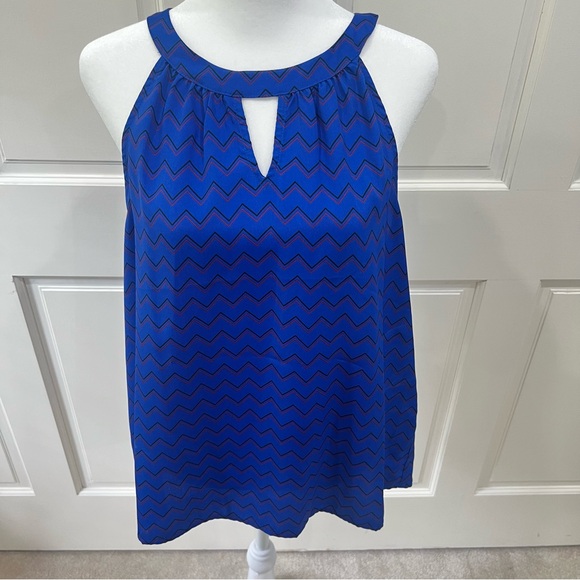 Collective concepts blue camisole blouse, size L - Picture 5 of 6